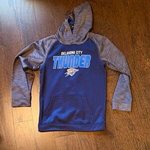 NBA Oklahoma City Thunder Kids Hoodie - Navy and Gray
